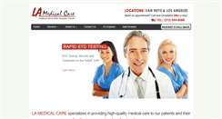 Desktop Screenshot of lamedicalcare.com