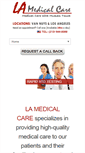Mobile Screenshot of lamedicalcare.com